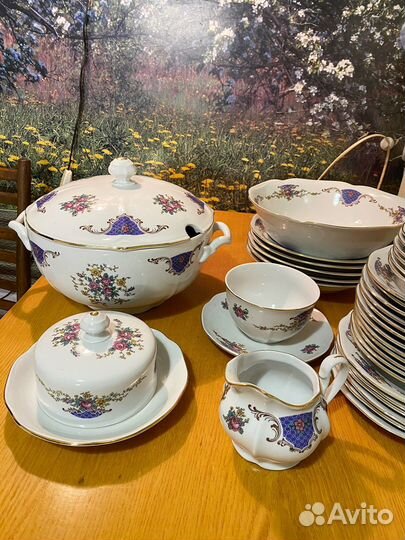 Столовый сервиз СССР Чехословакия Богемия