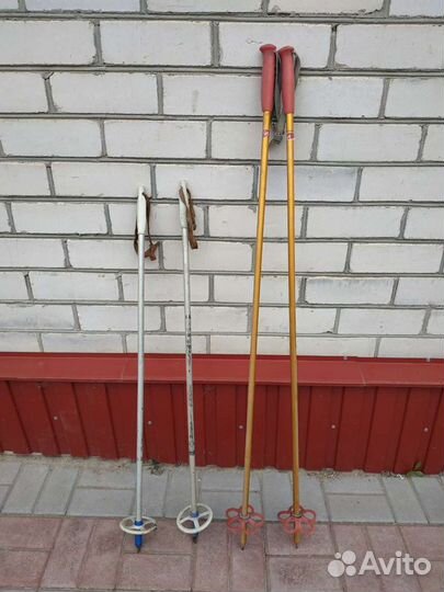 Лыжи советские 210см спортивные