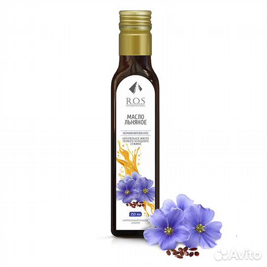 Масло льна 250 мл стекло