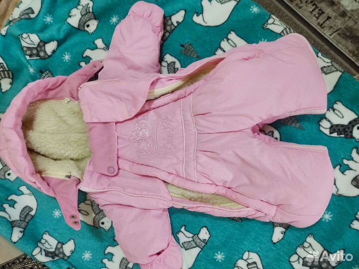 Зимний комбинезон для девочки