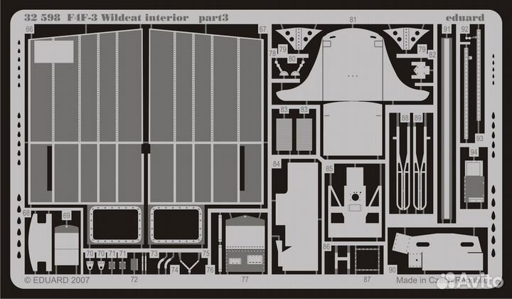 1/32 F4F-4 Wildcat Trumpeter 02223 + Допы