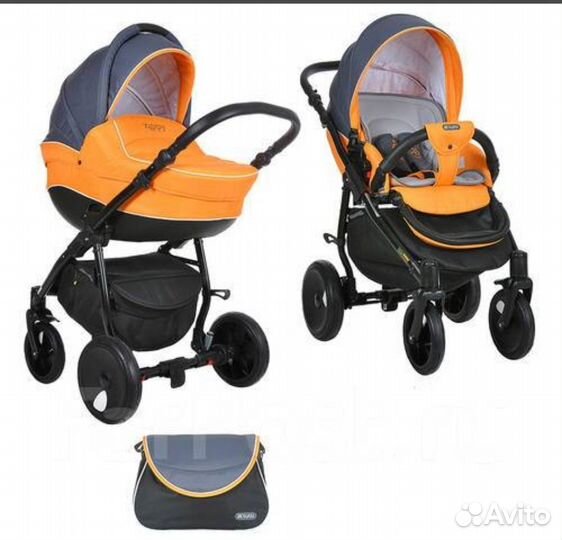 Коляска 3 в 1 zjppy