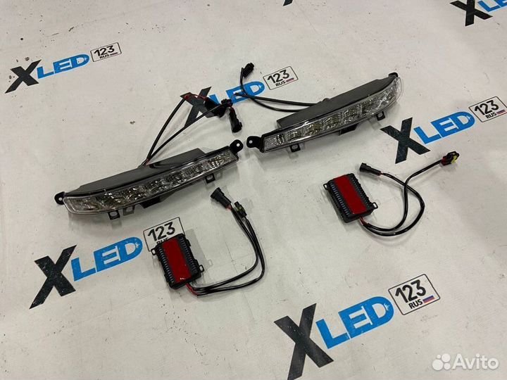 Комплект дхо туманки Mercedes W221 AMG S65