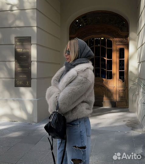 Искусственная шуба под норку