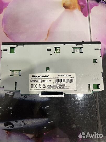 Автомагнитола pioneer mvh-s120ubg