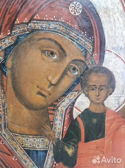 Старинные иконы. Казанская Пресв. Богородица