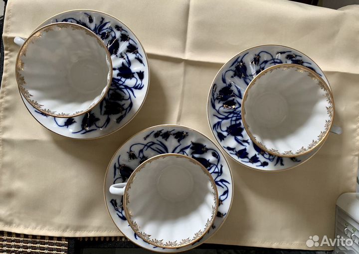 Две чайные пары Колокольчики лфз