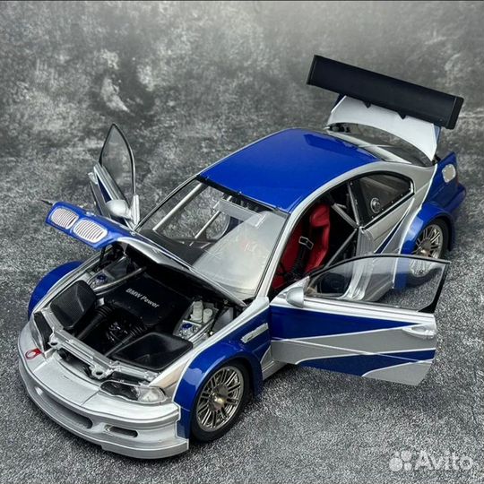 Модель автомобиля BMW M3 GTR E46 (1:18)