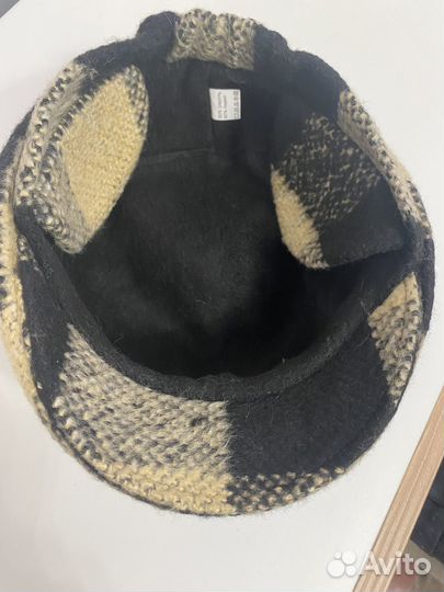 Шапка женская Кепи -жокейка и шарф теплые новые