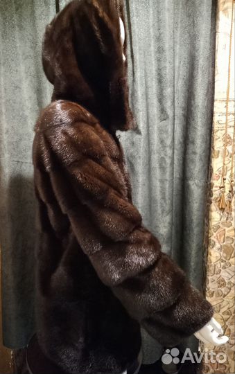 Шуба норковая поперечка