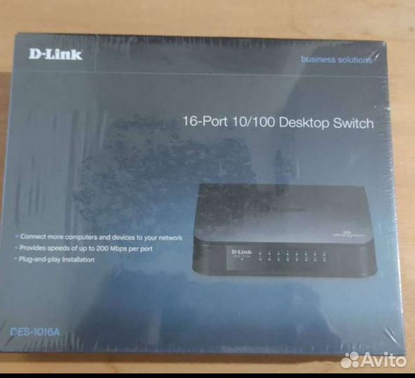 Новый коммутатор D-Link DES-1016A