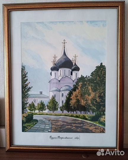 Картины гуашь Храмы