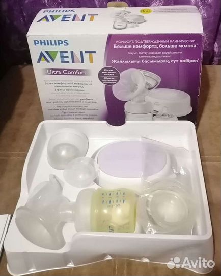 Молокоотсос avent электрический