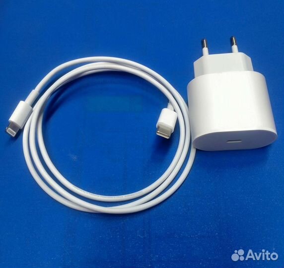 Быстрая зарядка на iPhone+кабель. Premium