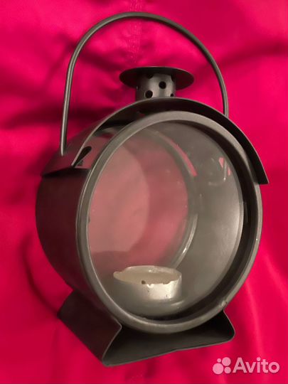 Подсвечник Японский фонарь стекло металл