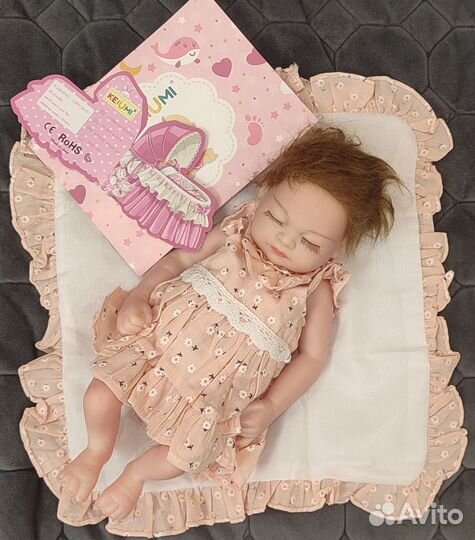 Кукла реборн для девочки reborn силиконовая 30 см