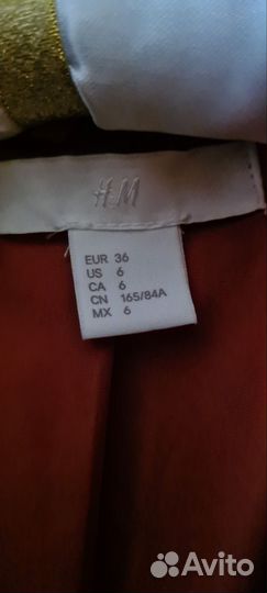 Шуба тедди H&M р.36EU