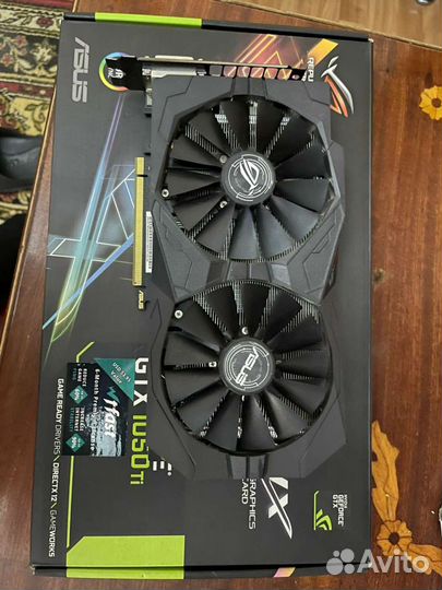 Gtx 1050 ti asus strix 4gb