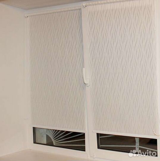 Рулонные шторы на окна из сток ткани