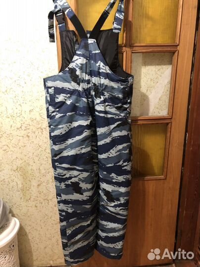 Камуфляжный костюм зимний серый камыш новый