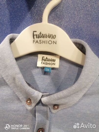 Рубашка на мальчика в школу размер 128