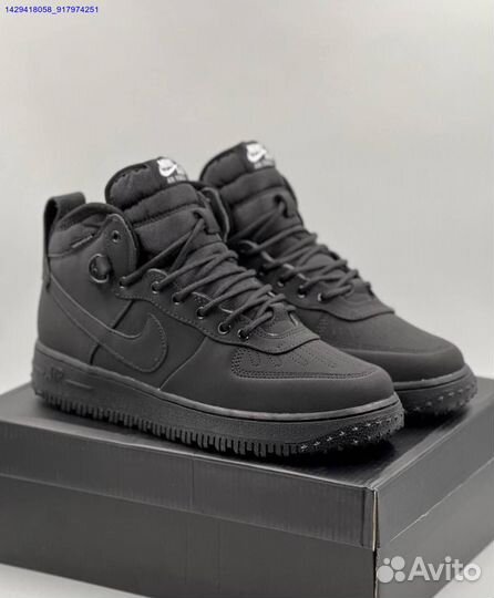 Кроссовки Nike Air Force 1 Duckboot (с мехом) (Арт.87884)