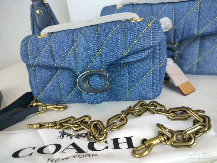 Сумка Coach джинсовая новая