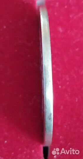 5 копеек 1961 г. без гурта, гладкая. Брак