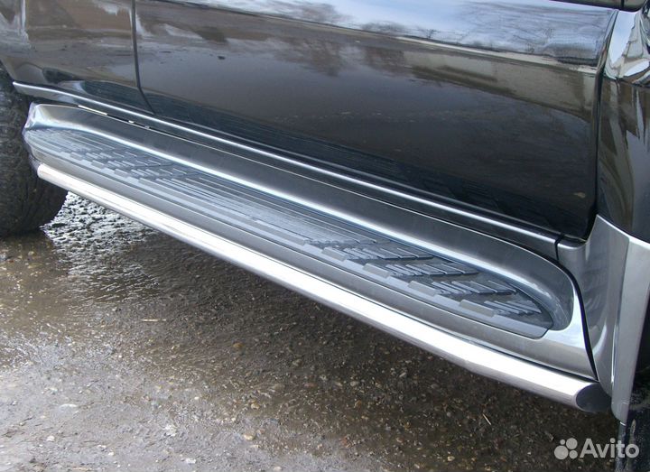 Защита порогов на Land Cruiser Prado 120 прадо 150