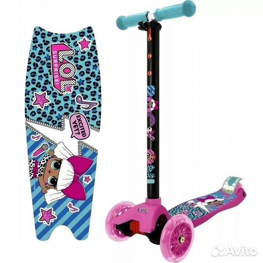 Самокат для девочки 1toy lol новый
