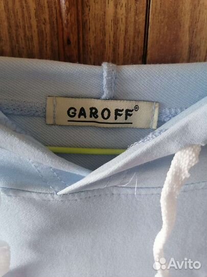 Худи голубое