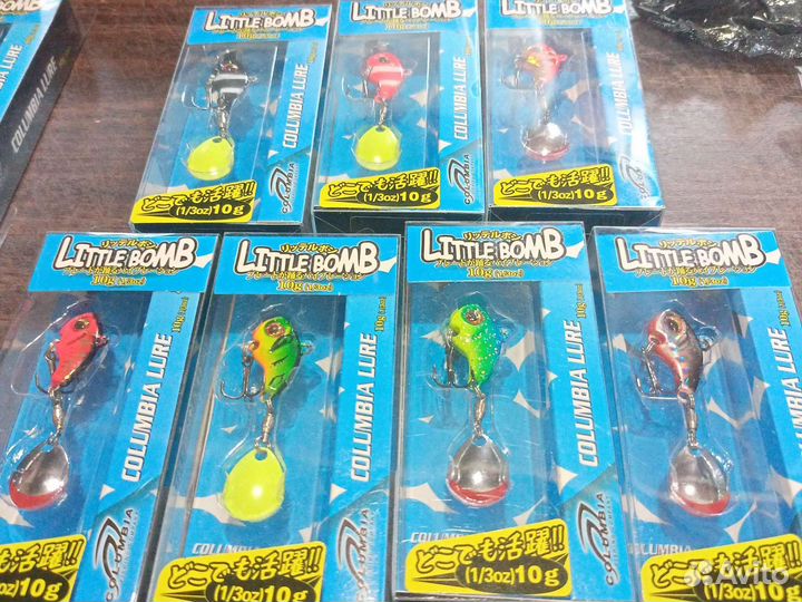 Tail spinner little bomb, теил спиннер 26 штуки