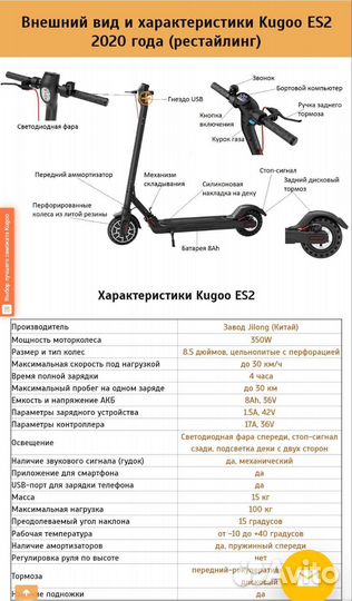 Электросамокат Koogo ES2