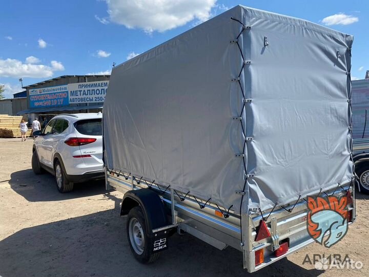 Прицеп 03.022 с тентом аэро 150 см. Доставим по РФ