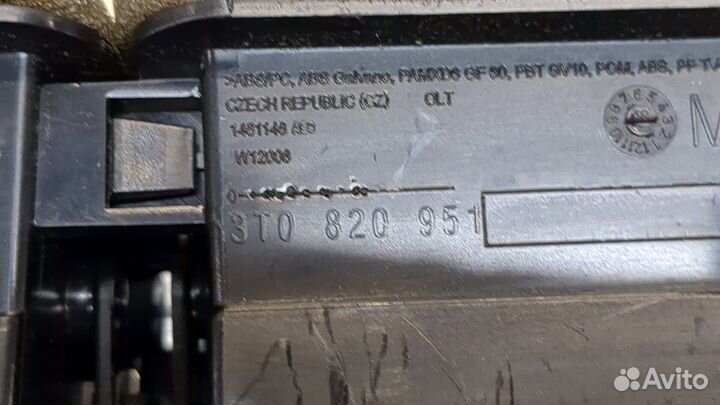 Дефлектор обдува салона Skoda SuperB, 2008