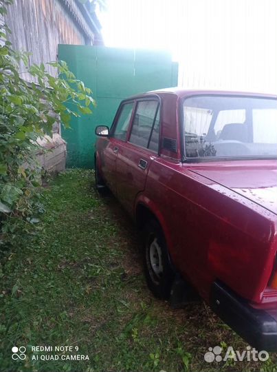 ВАЗ 2107 1.6 МТ, 2007, 123 000 км