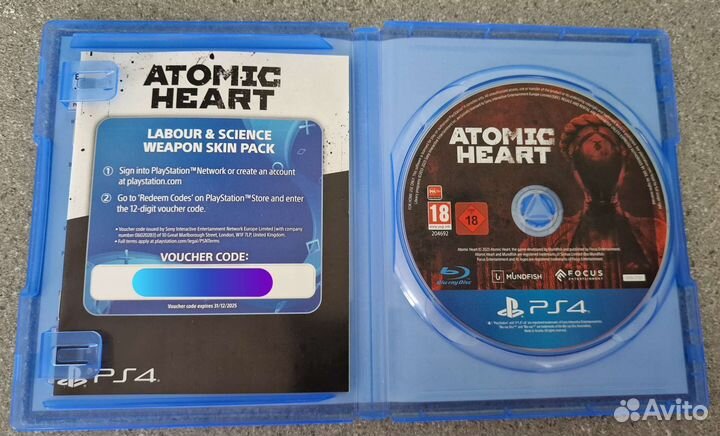 Atomic Heart ps4 диск