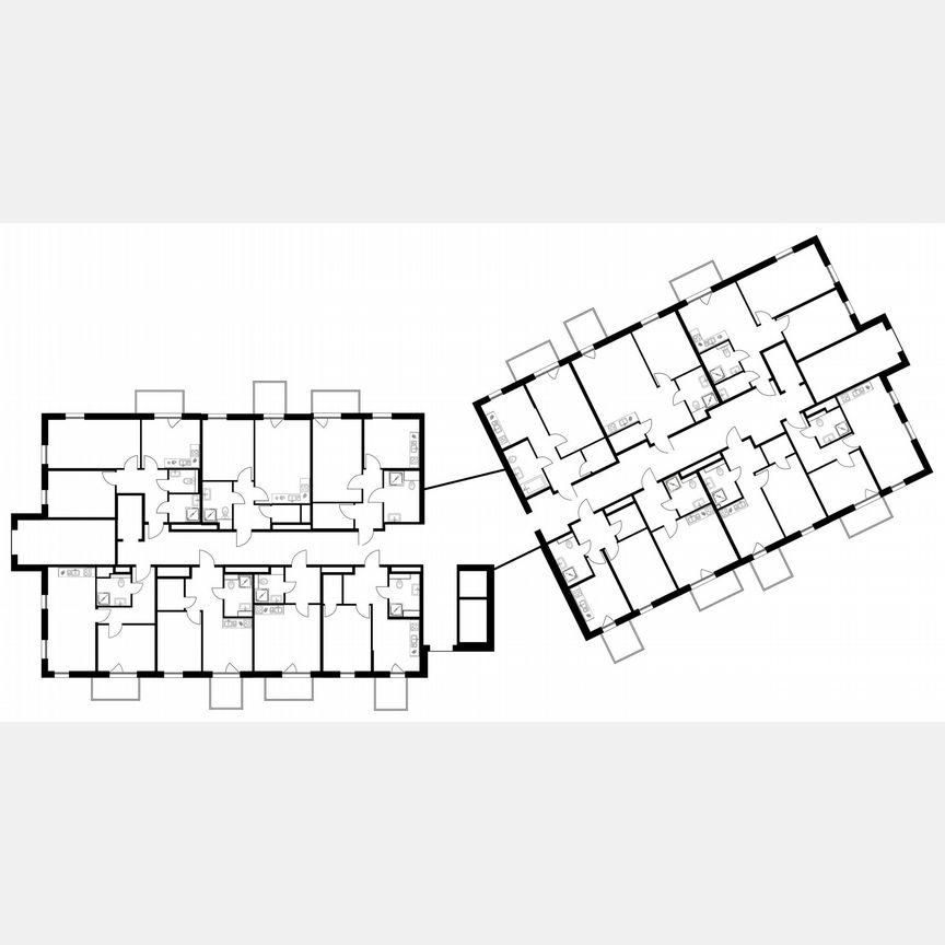 2-к. апартаменты, 57,1 м², 2/6 эт.