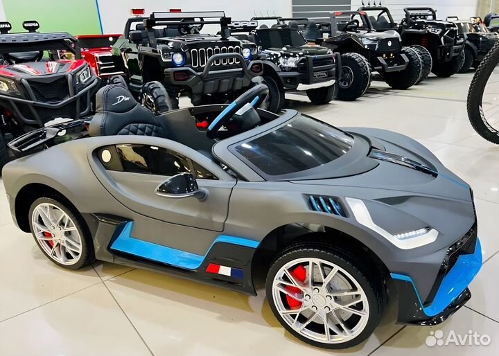 Детский электромобиль на резиновых колесах