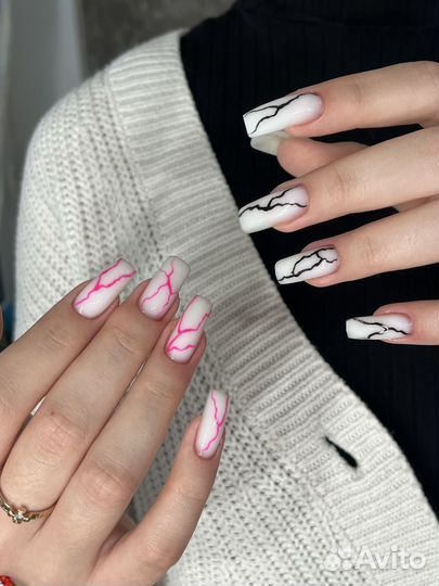 Покрытие гель лаком / Наращивание