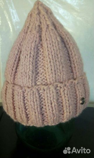 Шапка жен.чернобурка на вяз.основе и вяз.бини