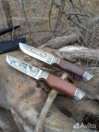 Нож охотничий Олень Волк