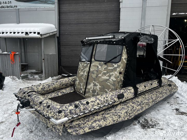 Аэролодка Бриз 480 - двигатель 110 л.с