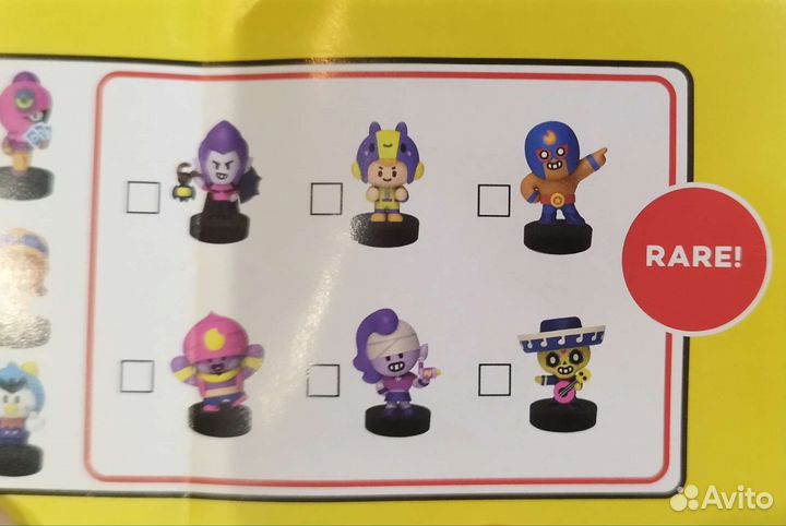 Редкие Штампики Brawl Stars x Line Friends