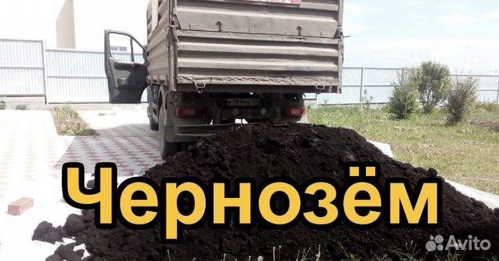 Растительный чернозем, плодородная земля