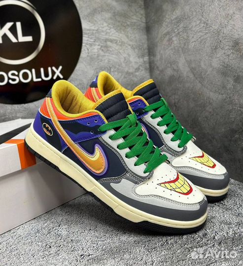 Кроссовки Nike Dunk Low Custom Batman x Joker