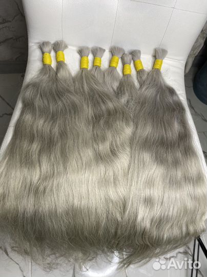 Блонд пепел 70 см