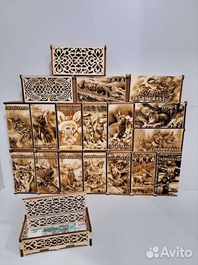 Сундук (шкатулка), сувениры, подарки из кедра