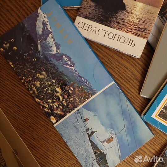 Открытки с городами СССР винтаж наборы