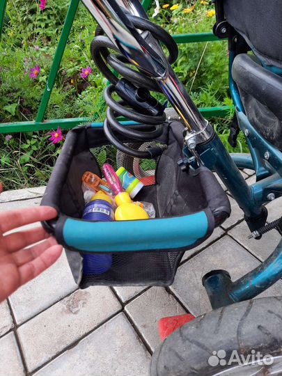 Трехколесный велосипед коляска